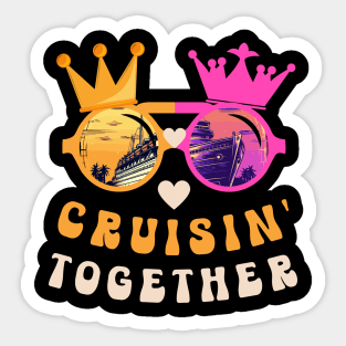 Family Cruise Cruisin' Together Sticker